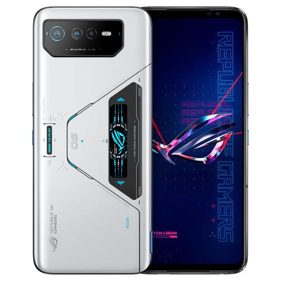 Smartphone Asus ROG Phone 6 Pro 512GB 5G Snapdragon 8+Gen1 18GB 6,78" CâmTripla+Self 50MP+12 Branco Menor preço em Smartphone Asus ROG Phone 6 Pro 512GB 5G Snapdragon 8+Gen1 18GB 6,78" CâmTripla+Self 50MP+12 Branco