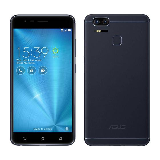 Imagem de Smartphone Asus ZE553KL Zenfone Zoom S Preto 128GB