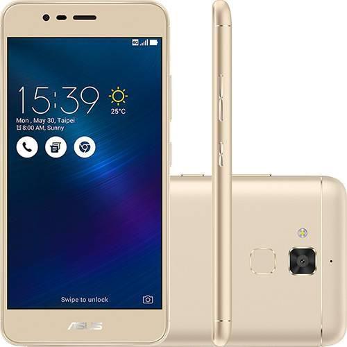 Imagem de Smartphone Asus Zenfone 3 Max ZC553KL Gold com 32GB, Tela 5.5", Dual Chip, Câmera 16MP, 4G, Android 6.0 e Processador Qualcomm Octa Core e 2GB de RAM