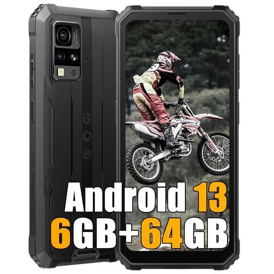 Imagem de Smartphone Blackview BV4800 robusto de 6,56" Android 13 4G