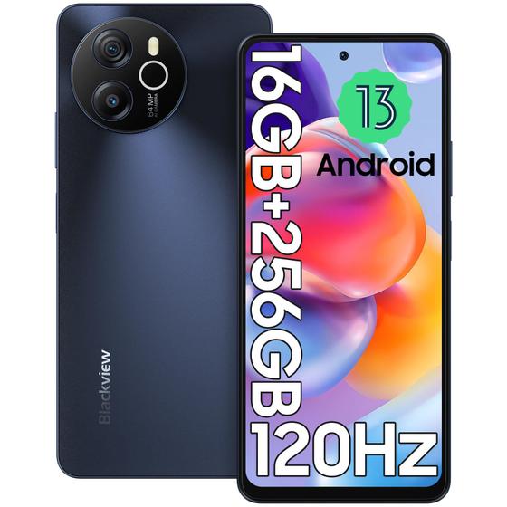 Imagem de Smartphone Blackview Shark8 desbloqueado 16 GB+256 GB Android 13