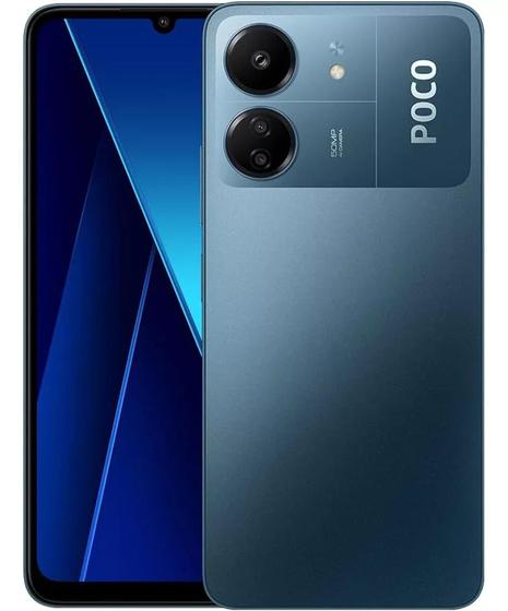 Celular Smartphone Xiaomi Poco C65 256gb Azul - Dual Chip