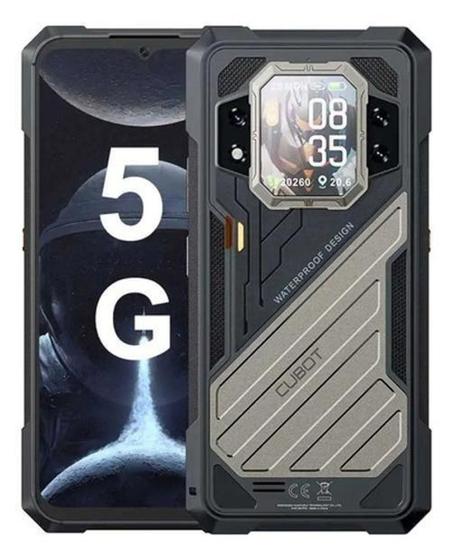 Imagem de Smartphone Cubot King Kong X 256GB 32GB RAM 5G NFC Dual SIM Android 14 IP68 Bateria 10200mAh Tela 120Hz  Versão Global