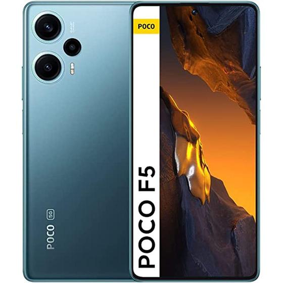 Celular Smartphone Xiaomi Poco F5 256gb Azul - Dual Chip