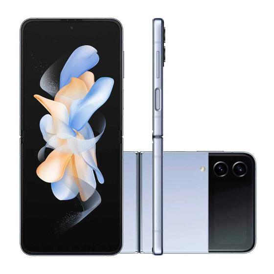 Celular Smartphone Samsung Galaxy Z Flip4 F721b 128gb Azul - Dual Chip