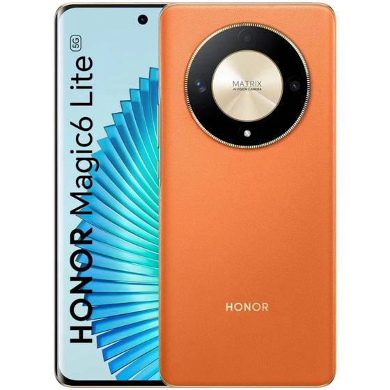 Honor Magic 6 Lite 256gb Laranja - Dual Chip Honor Magic 6 Lite 256gb Laranja - Dual Chip