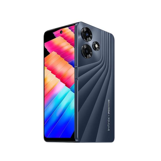 Imagem de Smartphone Infinix Hot 30 8GB RAM  256GB Câmera Dupla 50MP Tela 6,78” FHD+ Dual Chip - Preto
