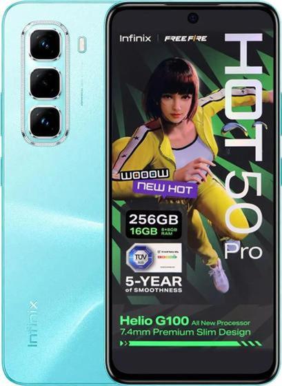 Imagem de Smartphone Infinix Hot 50 Pro 4G 256GB/8GB RAM LTE Dual Sim