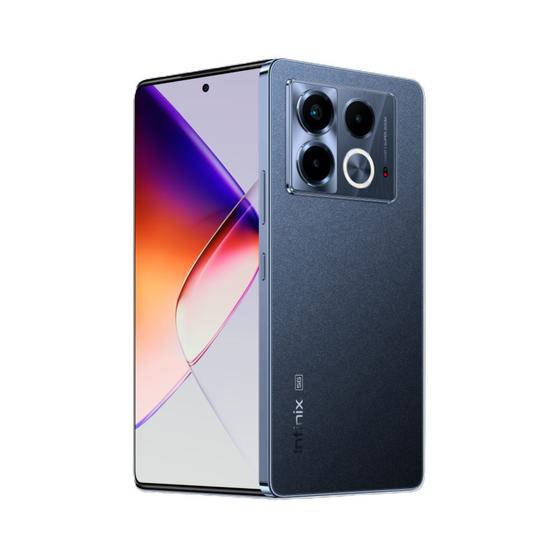 Smartphone Infinix Note 40 5G 8GB RAM 256GB Câmera Tripla 108MP+ Selfie 32MP NFC 6,78” AMOLED Dual Chip - Preto Obsidiana Menor preço em Smartphone Infinix Note 40 5G 8GB RAM 256GB Câmera Tripla 108MP+ Selfie 32MP NFC 6,78” AMOLED Dual Chip - Preto Obsidiana