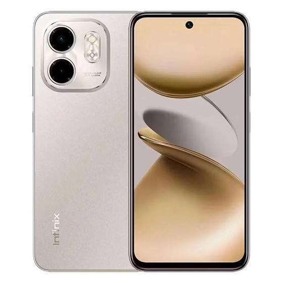 Imagem de Smartphone Infinix Smart 9, Câmera 13MP, 128GB/4GB RAM, Versão Global NEO TITANIUM
