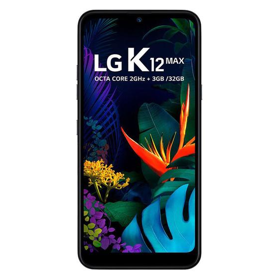 Imagem de Smartphone LG K-12 Max 32 GB Dual Tela 6,2 Câmera Dupla 13MP + F2.0 LMX520BMW.ABRAPL