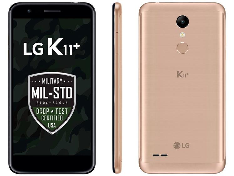 Imagem de Smartphone LG K11+ 32GB Dourado 4G Octa-Core