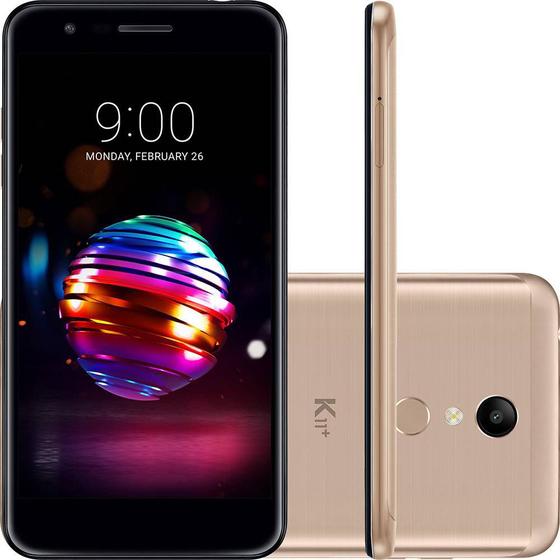 Imagem de Smartphone LG K11+ 32GB Dual Chip Android 7.0 Tela 5.3" Octa Core 1.5 Ghz 4G Câmera 13MP - Dourado