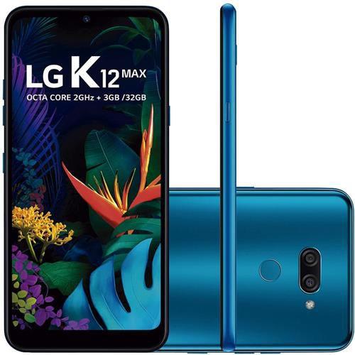 Imagem de Smartphone LG K12 Max, Tela 6.26", 32GB, 13MP, Azul - LM-X520BMW