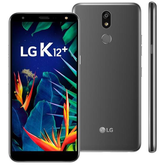 Imagem de Smartphone LG K12 Plus LMX420BMW 32GB 3GB RAM 16MP Tela 5.7 Platinum