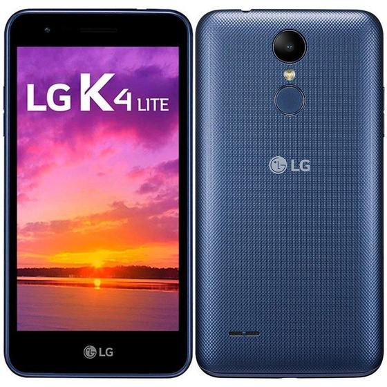 Imagem de Smartphone LG K4 Lite, Dual Chip, Indigo, Tela 5", 4G+WiFi, Android 6.0, 5MP, 8GB