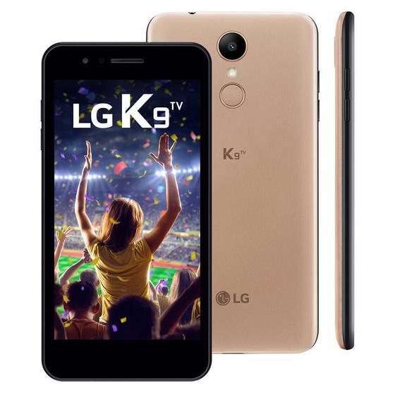 Imagem de Smartphone LG K9 LMX210BMW 16GB 2GB RAM 8MP Tela 5.0 Dourado