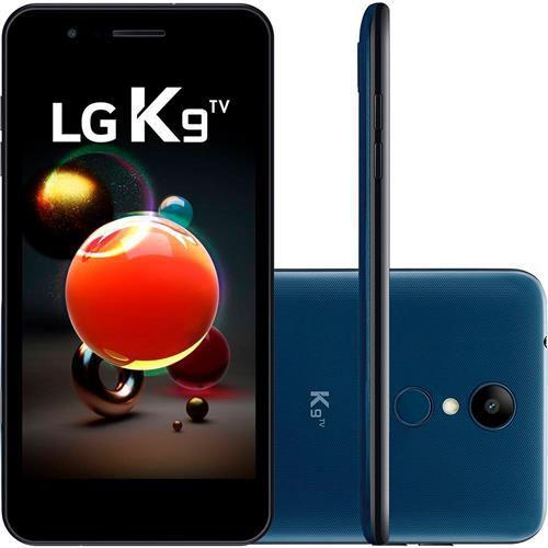 Imagem de Smartphone LG K9 TV 16GB 5.0 Pol HD Android 7.0 Dual Chip 4G, 8MP Quad Core - Azul