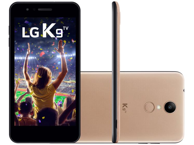 Imagem de Smartphone LG K9 TV 16GB Dourado 4G Quad Core