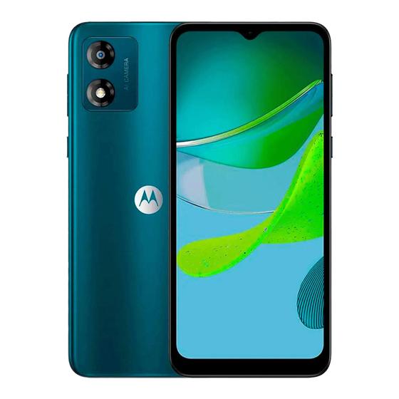 Imagem de Smartphone Moto E13 64GB, 2GB de RAM, Tela de 6,5", Câmera 13MP Frontal 5MP Aurora Grey - Motorola