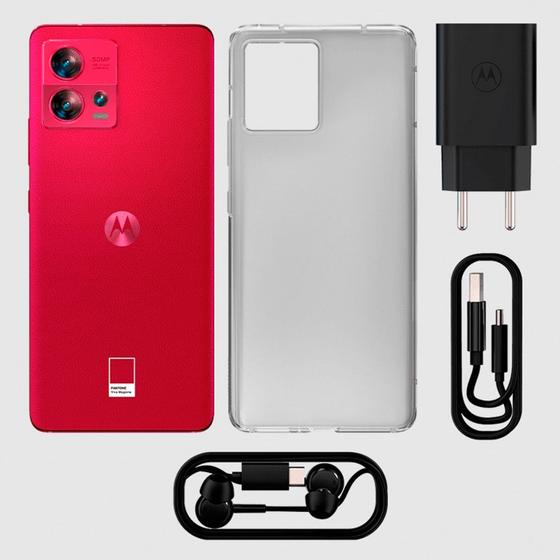 Celular Smartphone Motorola Edge 30 Fusion 5g 256gb Vermelho - Dual Chip