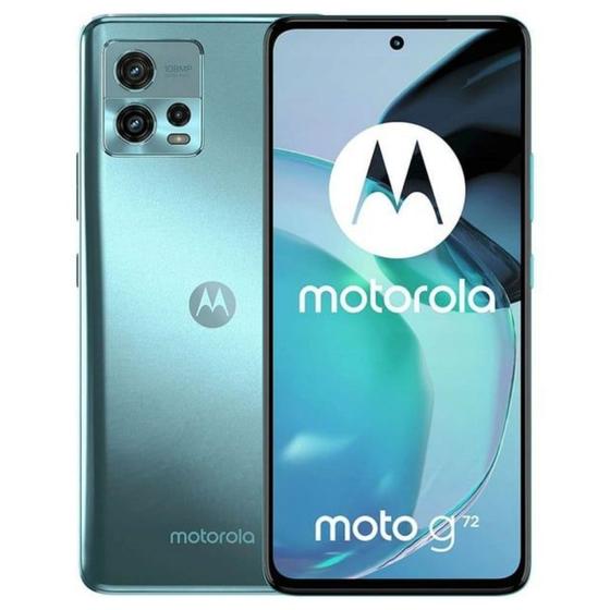 Smartphone Moto G72 Blue Motorola Display 6,6 P-OLED FHD+ Camera Tripla + Selfie 16Mp 128gb 6gb Octa core Impressão Digital + Pelicula HydroGEL Menor preço em Smartphone Moto G72 Blue Motorola Display 6,6 P-OLED FHD+ Camera Tripla + Selfie 16Mp 128gb 6gb Octa core Impressão Digital + Pelicula HydroGEL