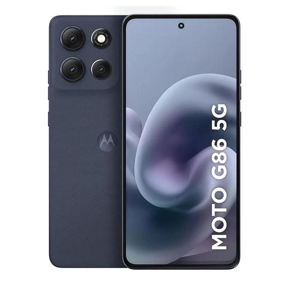 Imagem de Smartphone Moto G86 5G, 256GB, Câmera Traseira 50MP + 8MP, Grafite, MOTOROLA