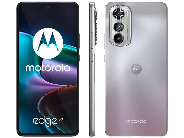 Smartphone Motorola Edge 30 256GB Rosé 5G Octa-Core 8GB RAM 6,5” Câm. Tripla + Selfie 32M Imagem de Smartphone Motorola Edge 30 256GB Rosé 5G Octa-Core 8GB RAM 6,5” Câm. Tripla + Selfie 32M