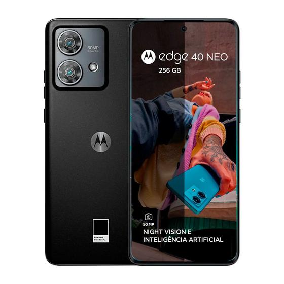 Motorola Edge 40 Neo 5g Xt2307 256gb Preto - Dual Chip Motorola Edge 40 Neo 5g Xt2307 256gb Preto - Dual Chip