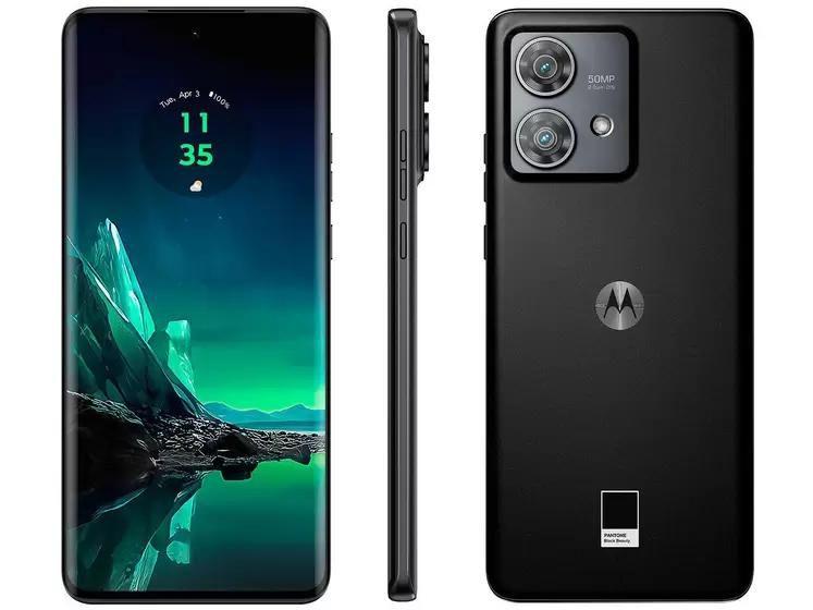 Imagem de Smartphone Motorola Edge 40 Neo 5G - Black Beauty, 256GB, RAM 8GB, Câmera Dupla 50 MP + 13 MP, Selfie 32MP e Tela de 6,55"
