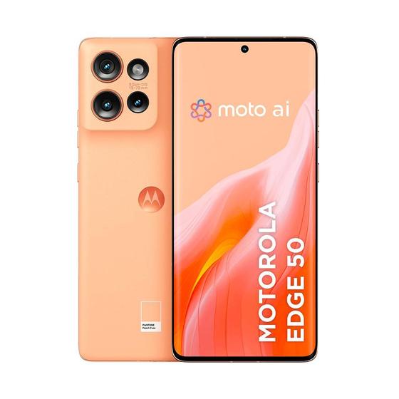 Imagem de Smartphone Motorola Edge 50 5G 256GB, 12GB RAM, 12GB Ram Boost, 50MP Sony Camera, Moto AI, Ultrarresistencia militar