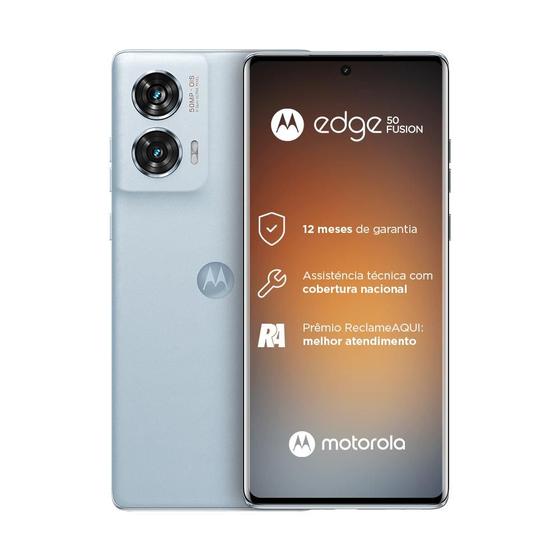 Celular Smartphone Motorola Edge 50 Fusion 256gb Azul Claro - Dual Chip
