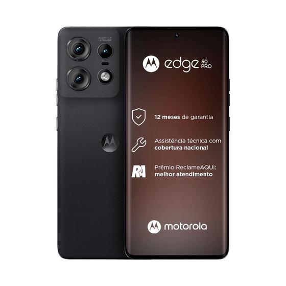 Celular Smartphone Motorola Edge 50 Pro 5g 256gb Preto - Dual Chip
