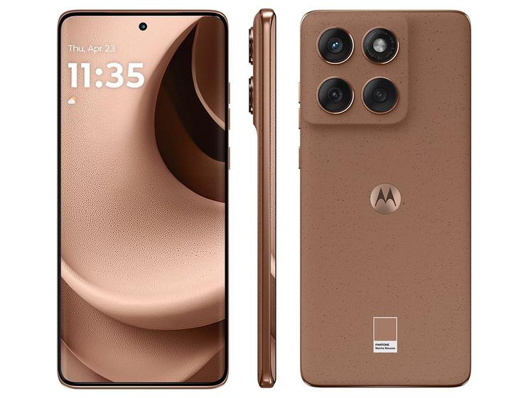 Smartphone Motorola Edge 60 Fusion 256GB 5G 24GB RAM Mocha Mousse 6,7" Câm. Dupla + Selfie 32MP