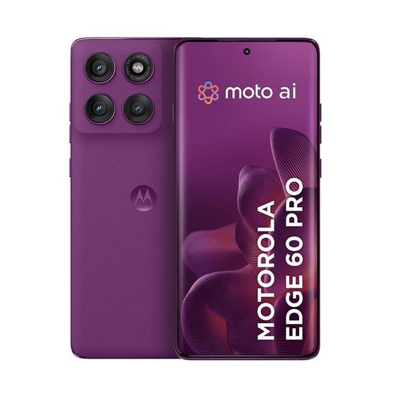 Smartphone Motorola Edge 60 PRO 5G 256GB 24GB 12GB RAM12GB Ram Boost Tela QuadCurve moto AI 50MP Sony Camera ultrarresistencia militar IP68 IP69 é boa?