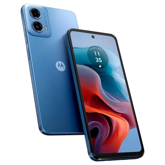 Imagem de Smartphone Motorola G34 5G 128GB Tela de 6.5" Câmera Dupla 50MP + 2MP Azul