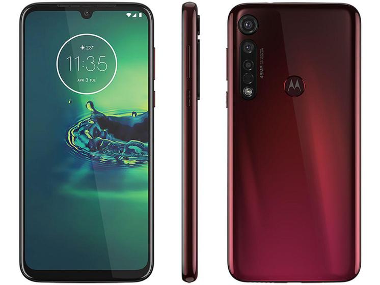 Celular Smartphone Motorola Moto G8 Plus Xt2019 64gb Vermelho - Dual Chip