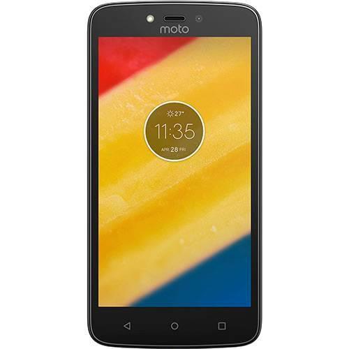 Imagem de Smartphone Motorola Moto C Plus Dual Chip Tela 5" Quad-Core 16GB 4G Wi-Fi Câmera 8MP - Preto