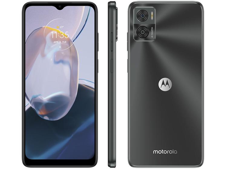 Smartphone Motorola Moto E22 128GB Grafite 4G 4GB RAM 6,5" Câm. Dupla + Selfie 5MP Dual Chip Menor preço em Smartphone Motorola Moto E22 128GB Grafite 4G 4GB RAM 6,5" Câm. Dupla + Selfie 5MP Dual Chip
