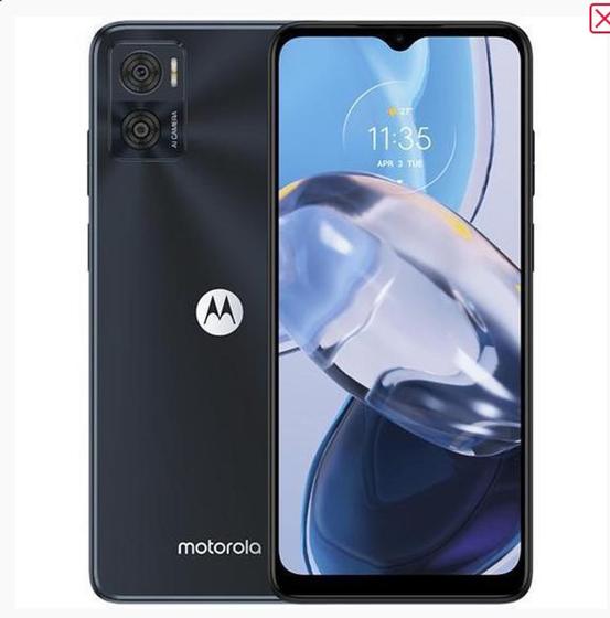 Imagem de Smartphone Motorola Moto E22 XT2239-6 Dual Sim de 64GB/4GB Ram de 6.5" 16+2MP/5MP  preto