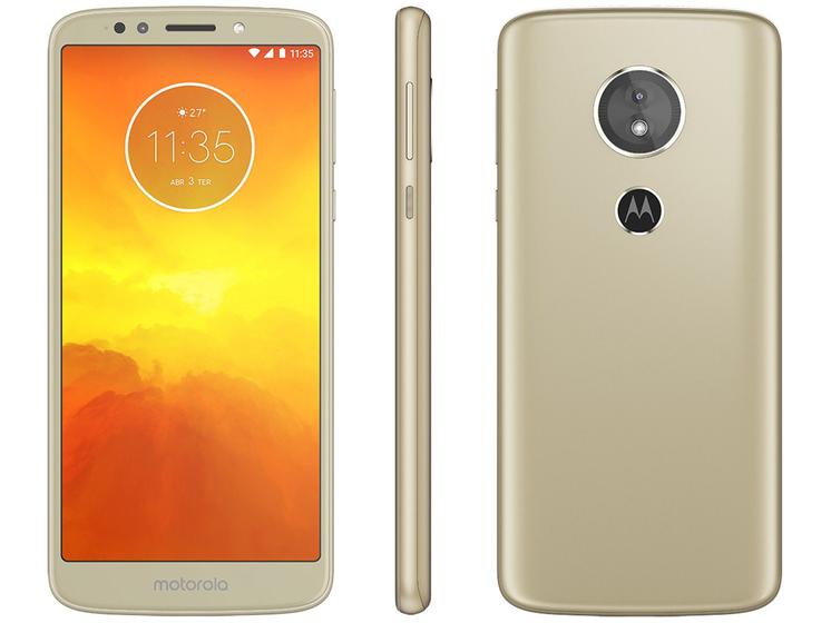 Smartphone Motorola Moto E5 32GB Ouro 4G - Quad Core 2GB RAM Tela 5,7” Câm.  13MP + Selfie 5MP - Moto E5 - Magazine Luiza