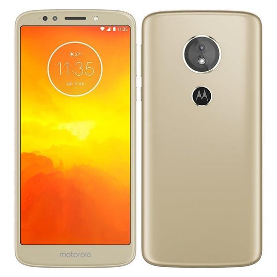 Imagem de Smartphone Motorola Moto E5, Dual Chip, Dourado, Tela 5.7", 4G+WiFi, Android 8.0, 13MP, 16GB