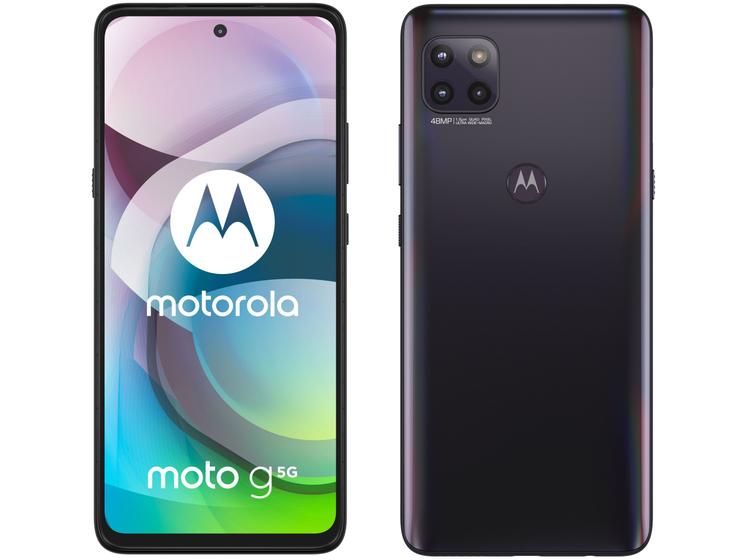 Imagem de Smartphone Motorola Moto G 5G 128GB Preto Prisma Octa-Core 6GB RAM 6,7” Câm. Tripla + Selfie 16MP