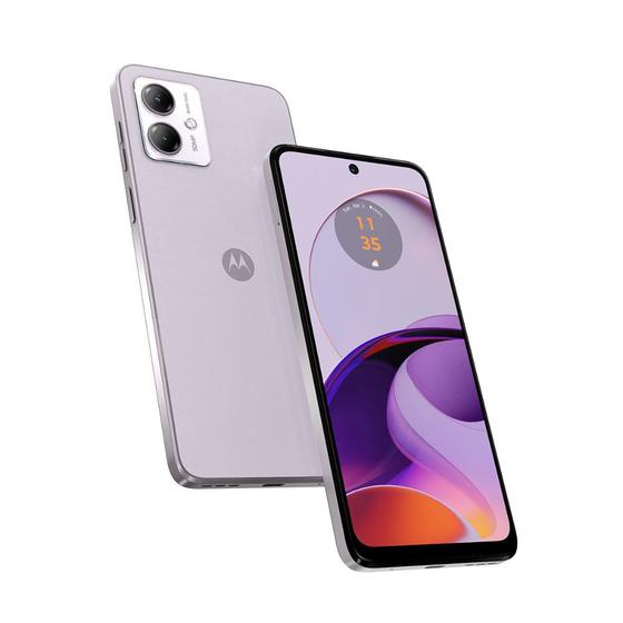 Smartphone Motorola Moto G14 4GB RAM 128GB Câmera Dupla 6,5" Lilas Menor preço em Smartphone Motorola Moto G14 4GB RAM 128GB Câmera Dupla 6,5" Lilas