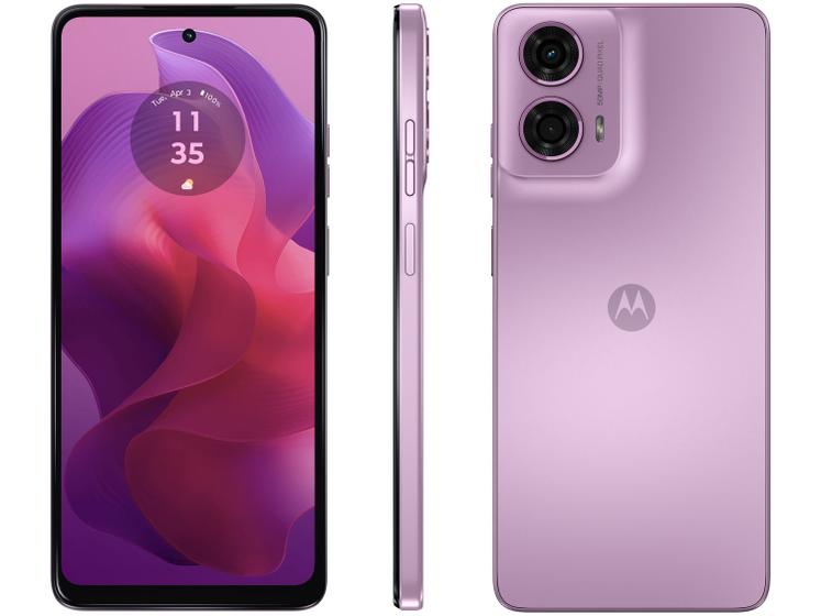 Smartphone Motorola Moto G24 128GB Rosa 4GB + 4GB RAM Boost 6,6" Câm. Dupla + Selfie 8MP Dual Chip Menor preço em Smartphone Motorola Moto G24 128GB Rosa 4GB + 4GB RAM Boost 6,6" Câm. Dupla + Selfie 8MP Dual Chip