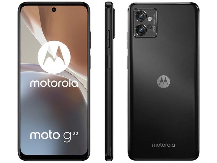 Imagem de Smartphone Motorola Moto G32 128GB Preto 4G Octa-Core 4GB RAM 6,5” Câm. Tripla + Selfie 16MP