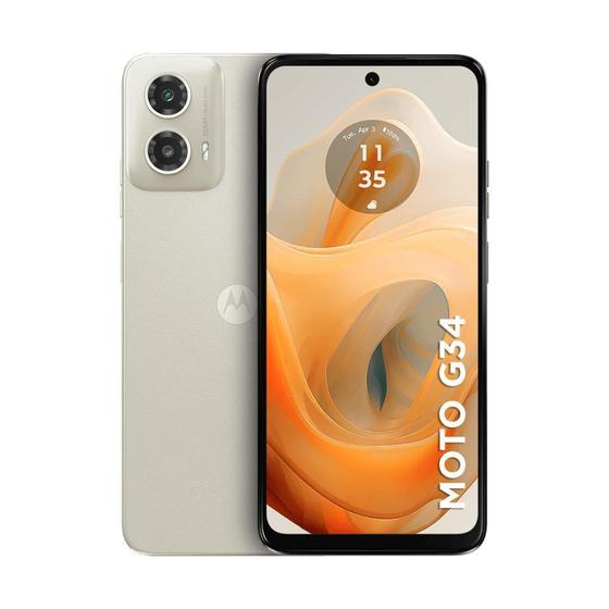 Motorola Moto G34 5g Xt2363 256gb Bege - Dual Chip