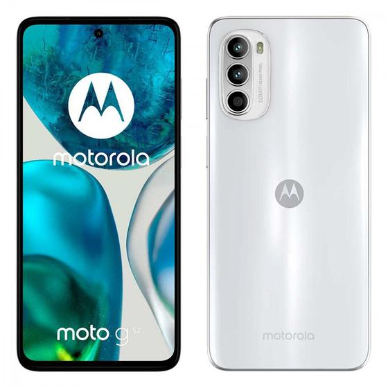 Celular Smartphone Motorola Moto G52 Xt2221 128gb Branco - Dual Chip