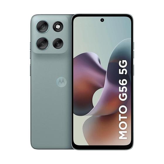 Imagem de Smartphone Motorola Moto g56 5G 256GB 24GB 8GB RAM16GB Ram Boost e 50MP Sony Lytia 600 Camera Ultrarresistencia militar IP68 IP69