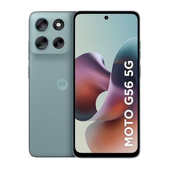 Smartphone Motorola Moto G56 5G 256GB 8GB RAM Boost Tela 6.7" FHD+ Câmera Dupla 50MP+8MP Cinza